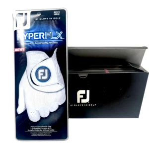 FootJoy HyperFlx Glove Men’s Left Hand Large Pack of 6 (Cabretta Leather)