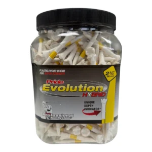 Pride Evolution Hybrid Golf Tees 2 3/4" (Jar of 400)