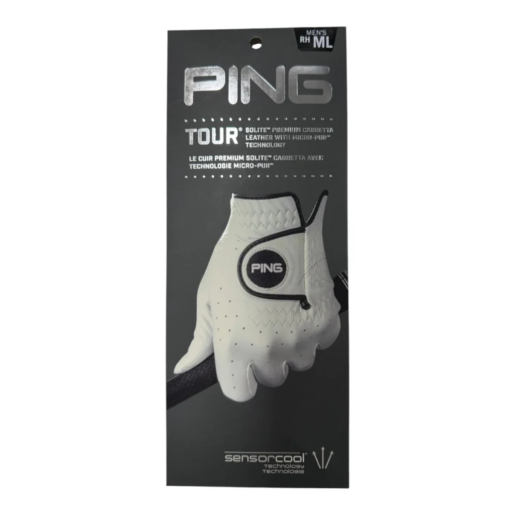 Ping Tour Gloves Cabretta Leather ML 6 Pack (Left Handed Golfer)